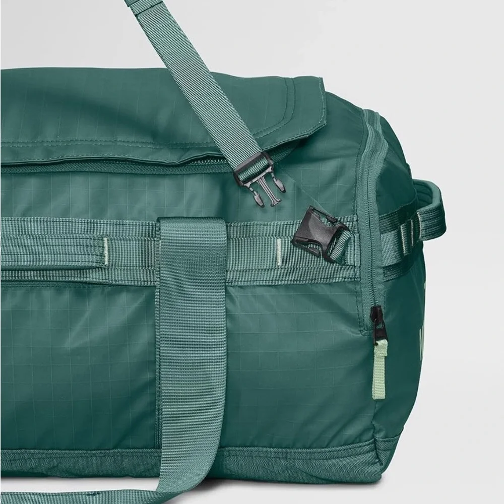THE NORTH FACE Base Camp Voyager Duffel—62L, Dark Sage/Misty Sage,